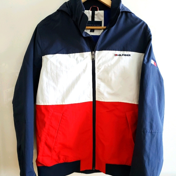 Tommy Hilfiger Color Block Jacket - Picture 1 of 6